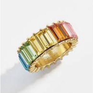 BaubleBar- Alicia Rainbow Ring.
